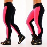F34 - Calça Legging Duas Cores Suplex Excelente