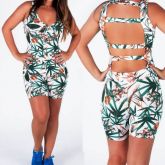 F07 - Macaquinho Fitness Aberto nas Costas