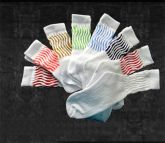 008-Meia Aeróbica Feminina Atoalhada