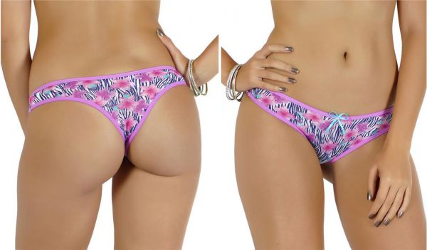 B121 - Calcinha em Microfibra Estampada