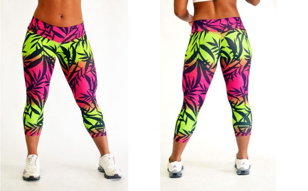 F15 - Calça Corsário Estampada