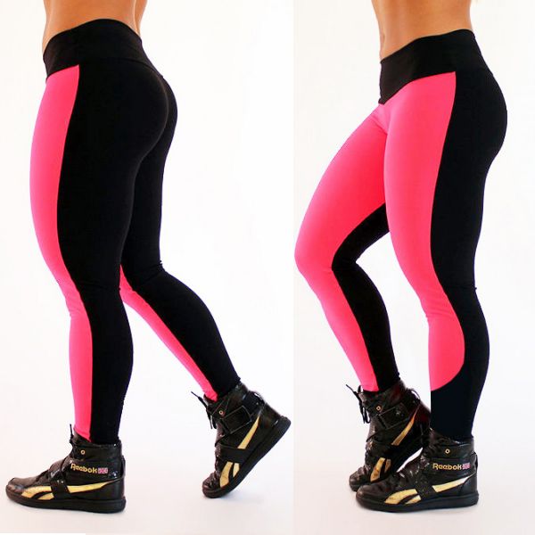 calça legging duas cores